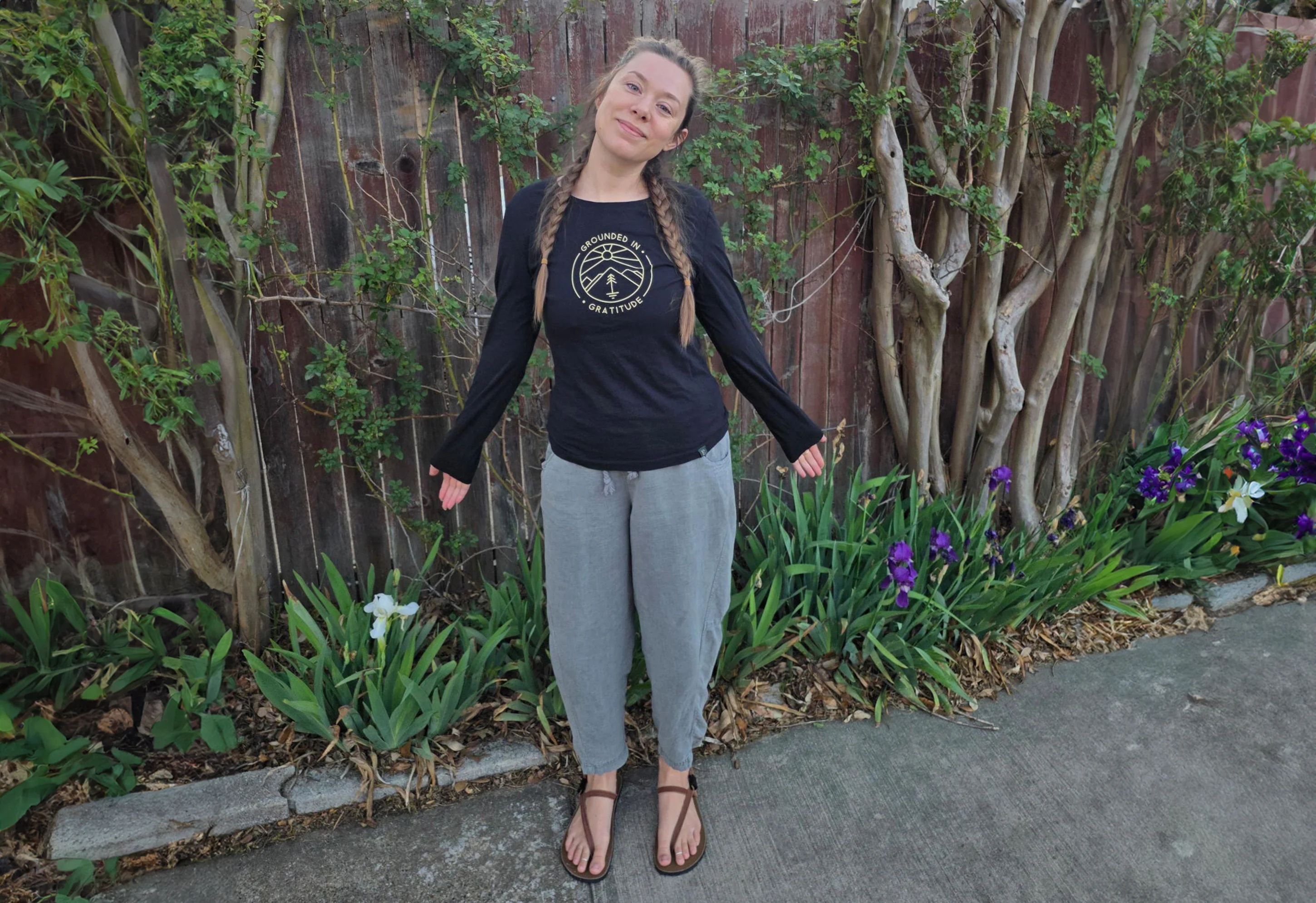 Women's Organic Long Sleeve Shirt - Image 2